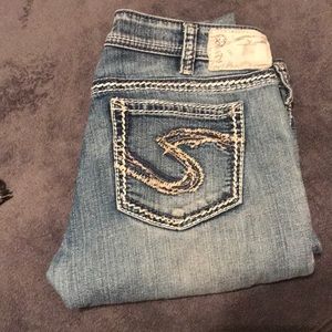Silver jeans